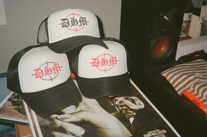 DHM Black & Red Trucker Hat