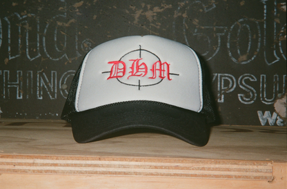 DHM Black & Red Trucker Hat