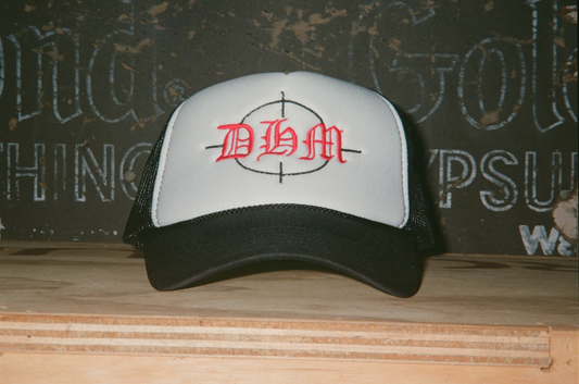 DHM Black & Red Trucker Hat