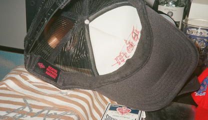 DHM Black & Red Trucker Hat